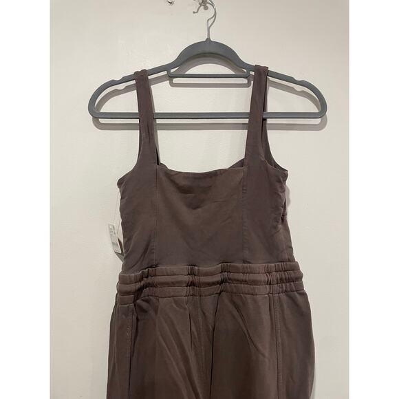 NWT FP Movement Inbound Sleeveless Square Neck Onesie Fossil Women's Size Small - Picture 8 of 10